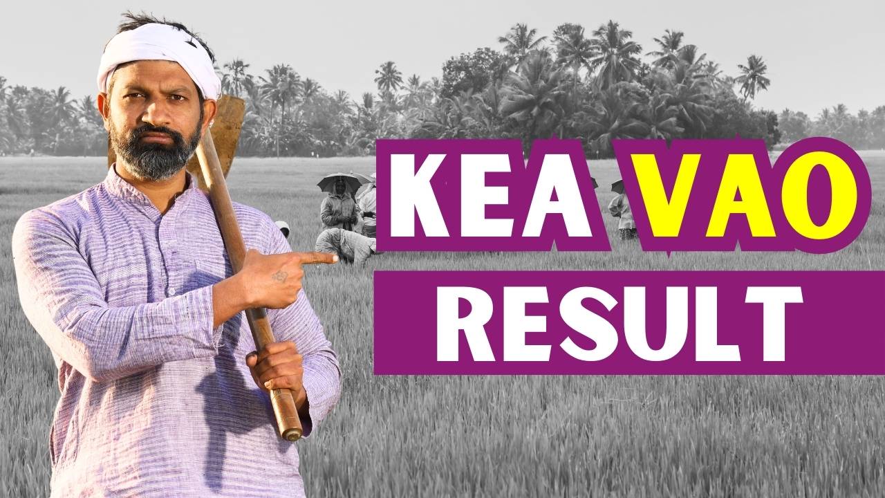 karnataka vao result